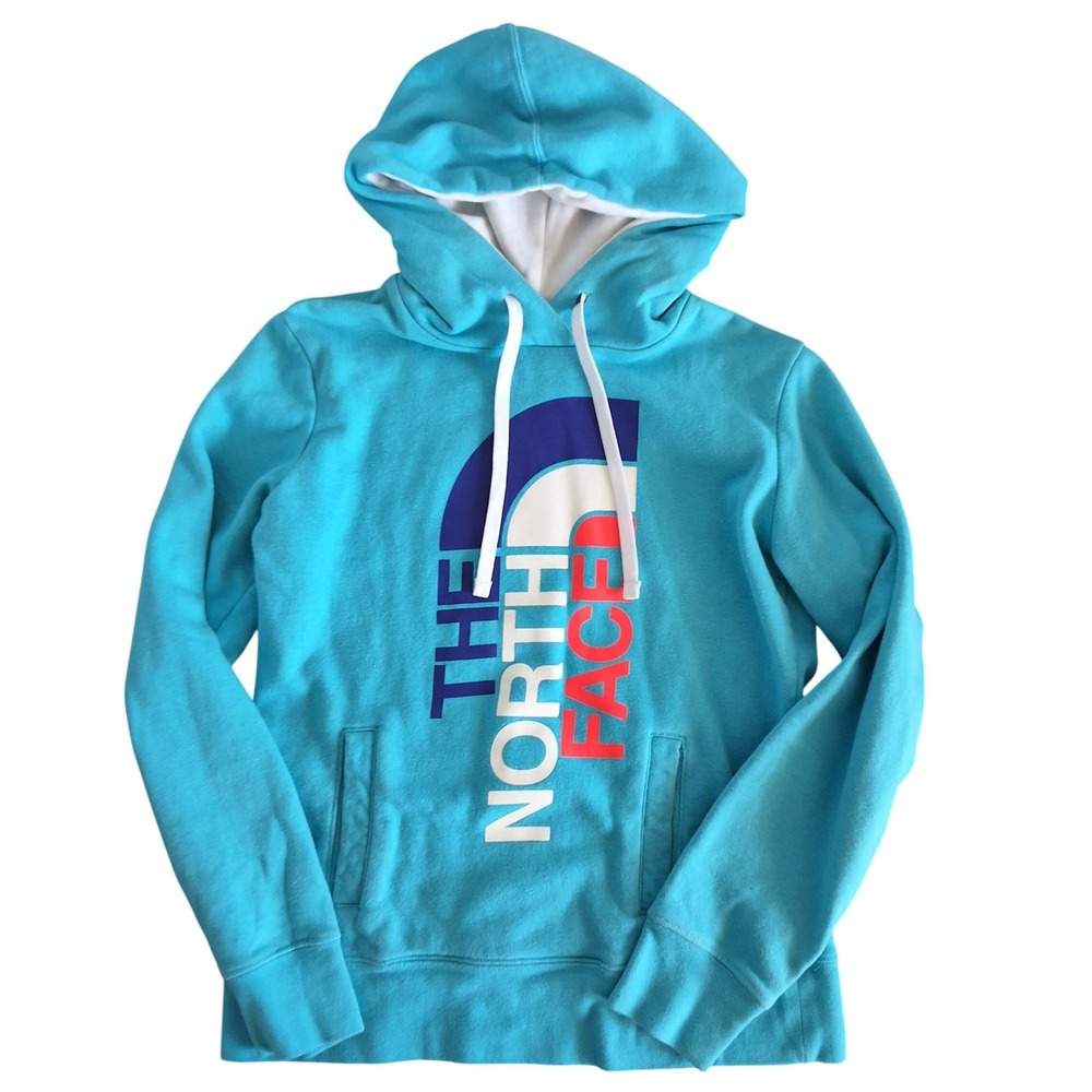 The North Face S  Vertical Logo Fleece Pullover Hoodie Comfort Loungewear Active